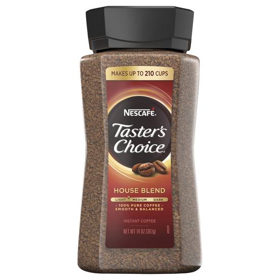 Nescafe Taster's Choice House Blend Instant Coffee (14oz container)