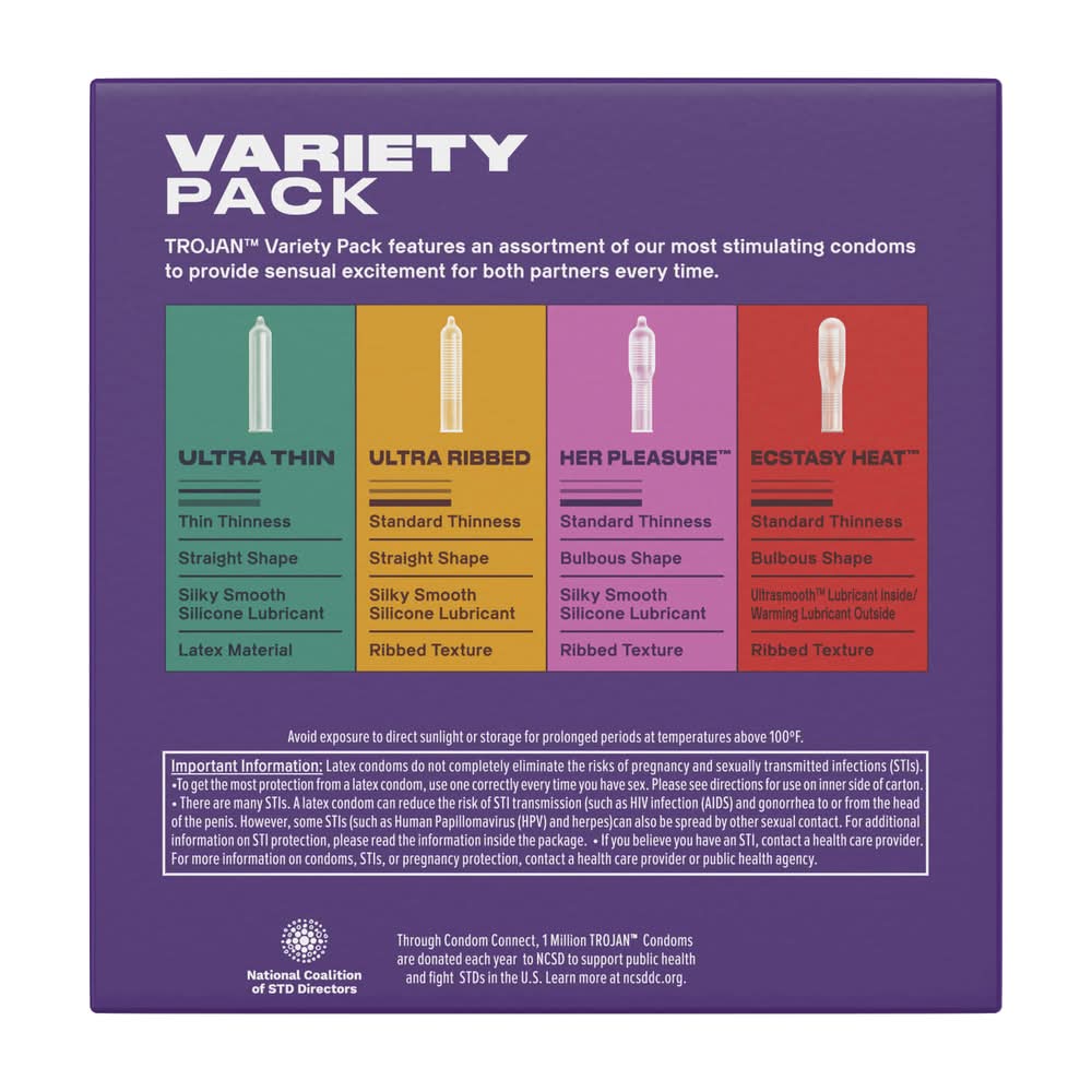 Trojan Condoms Variety pack Delivery Near Me | Order Online | Uber