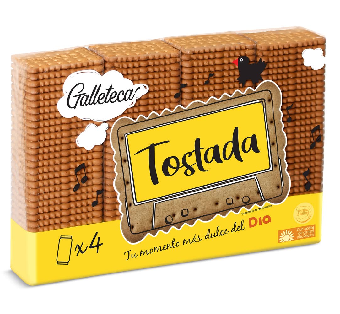 Galletas Tostadas Galleteca De Dia Paquete 800 G