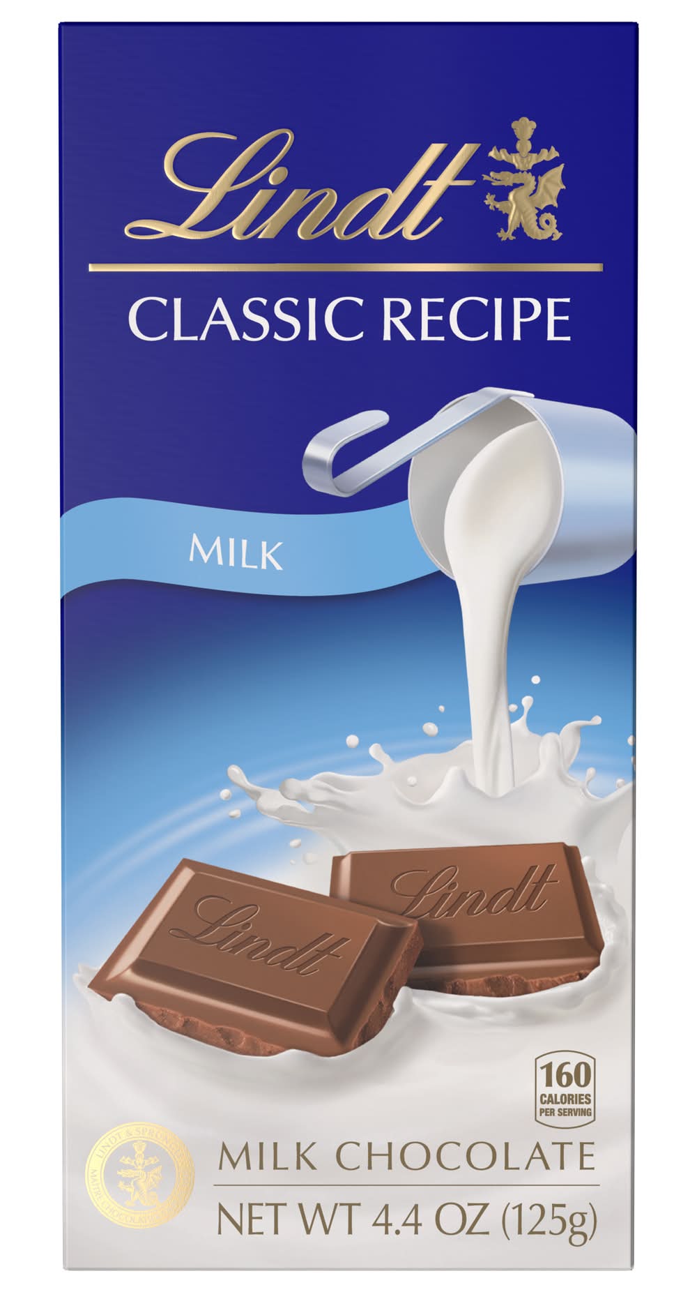 Lindt Classic Recipe Milk Chocolate Bar (4.4 oz)