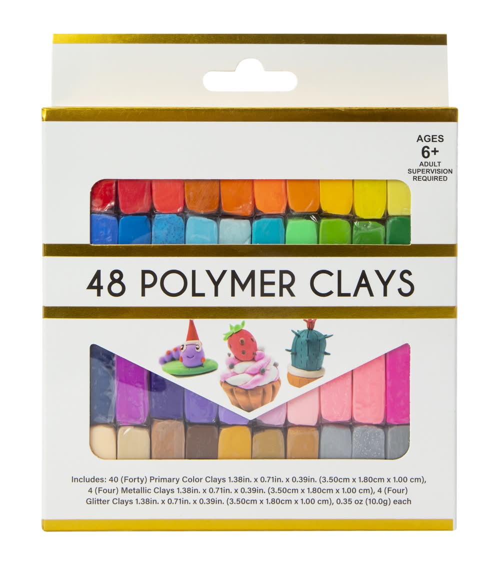 Polymer Clay Set 48-Count