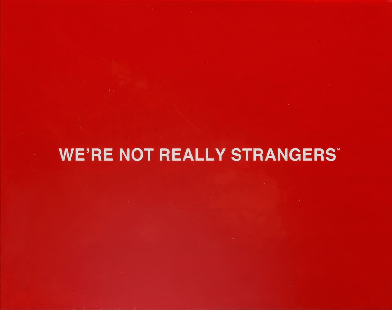 We're Not Really Strangers Card Game