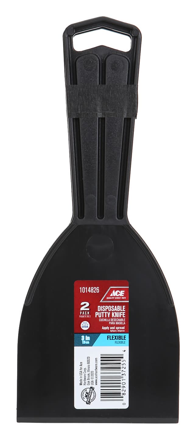 ACE 3 In. W Plastic Flexible Scraper