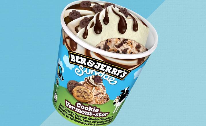 Ben & Jerry's Cookie Vermont-ster Ice Cream Sundae 427ml