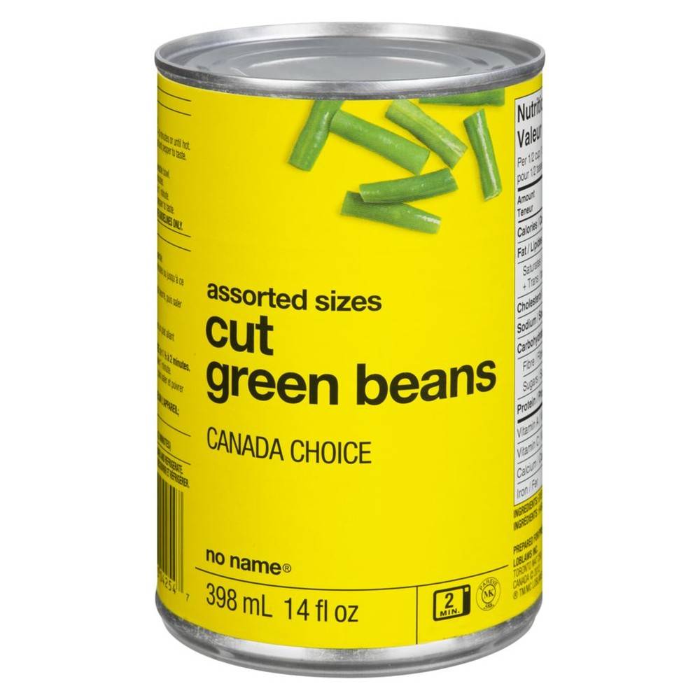 No Name Cut Green Beans (398 g)