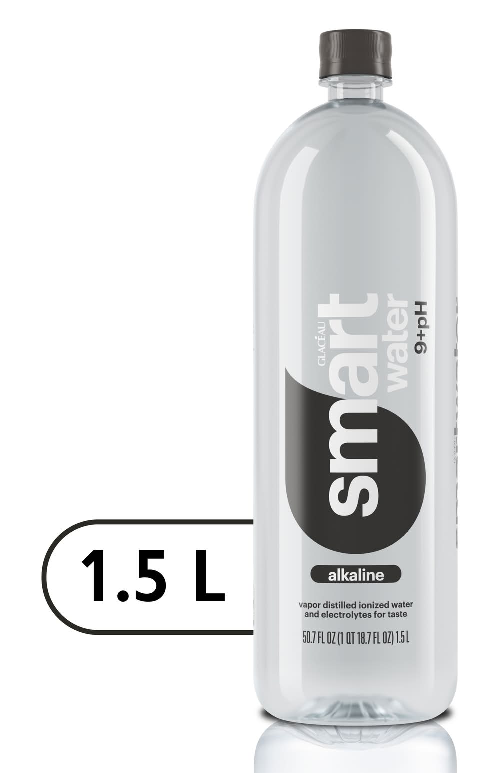 Smartwater Vapor Distilled Ionized Alkaline Water (50.7 fl oz)
