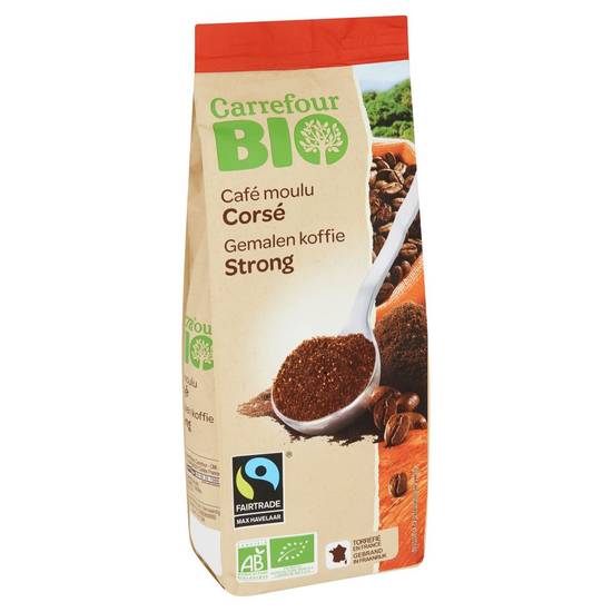 Carrefour Bio Café Moulu Corsé 250 g