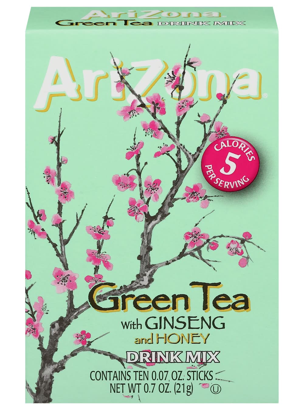 AriZona Green Tea With Ginseng & Honey Drink Mix Sticks (0.74 oz, 10 ct)