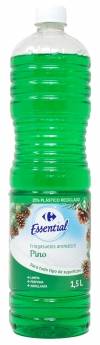 Fregasuelos aroma pino Essential Carrefour 1,5 l.