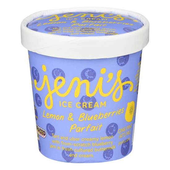 Jeni's Lemon & Blueberry Parfait Ice Cream
