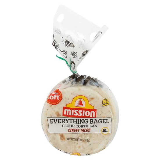 Mission Street Tacos Everything Bagel Flour Tortillas( 10 Ct) (sweet)