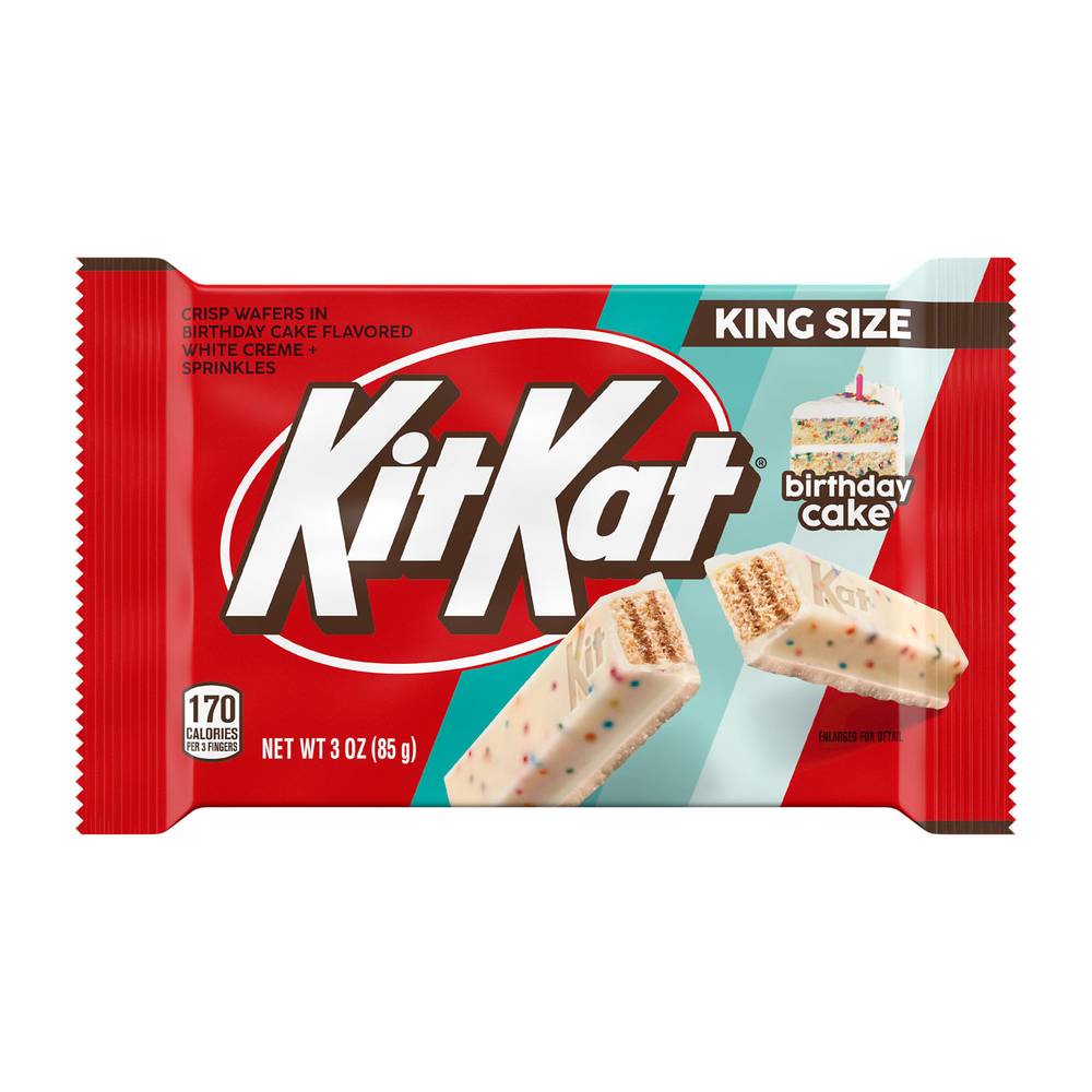 Kit Kat Wafer Candy Bar Birthday Cake Creme With Sprinkles