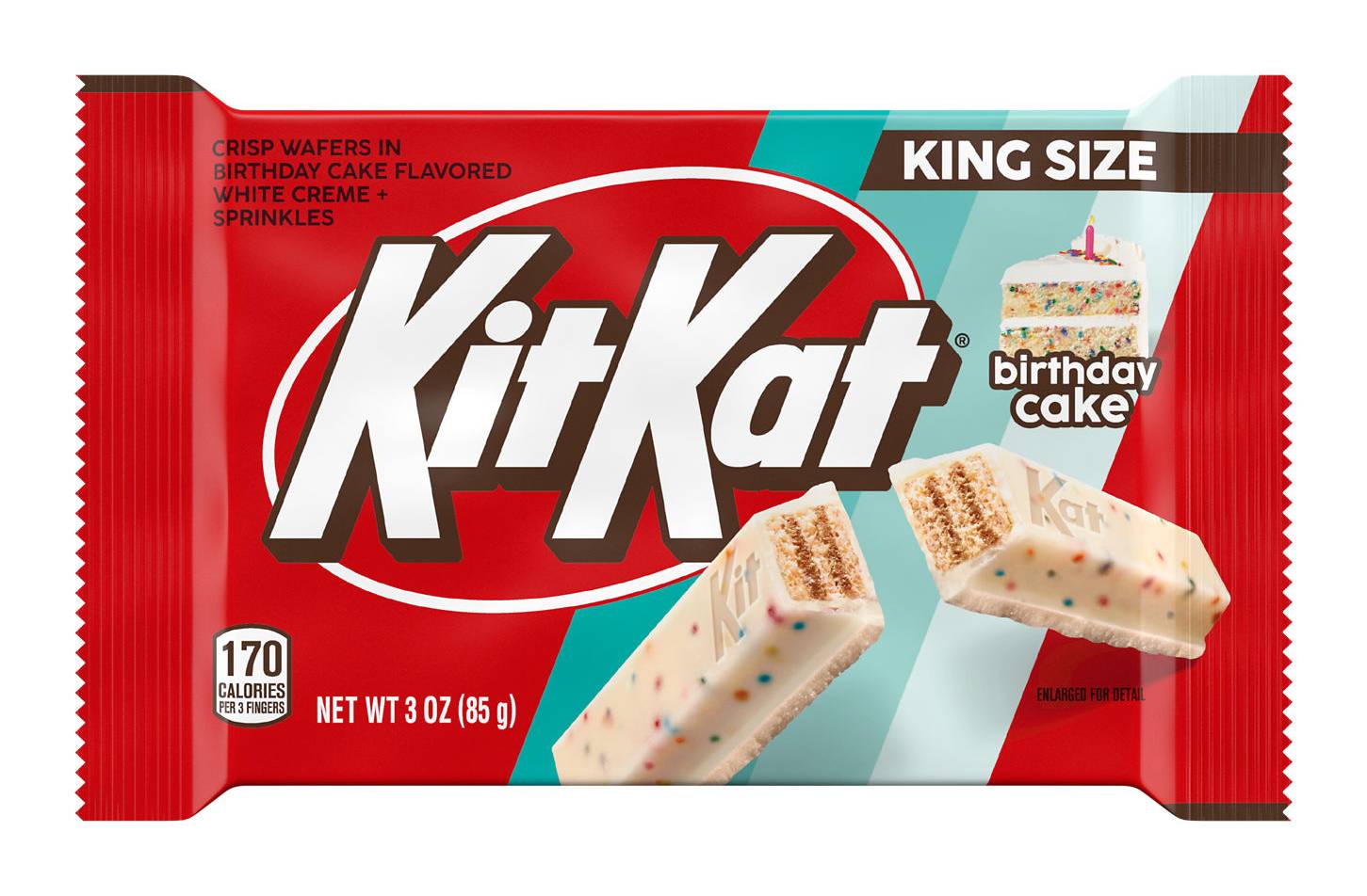 KitKat Wafer Candy Bar Birthday Cake Creme With Sprinkles (3 oz)