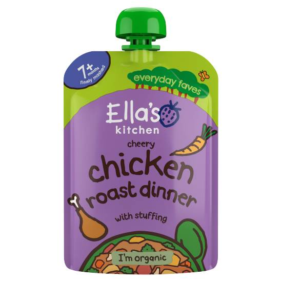 Ella's Kitchen Cherry Chicken Roast Dinner With Stuffing 7+ Months