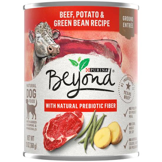 Beyond Beef Potato & Green Bean Recipe Ground Entree Dog Food