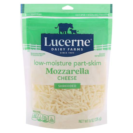 Lucerne Shredded Part-Skim Mozzarella Cheese