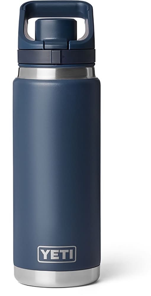 YETI Rambler 26 oz Water Bottle with Flip Chug Cap, Navy