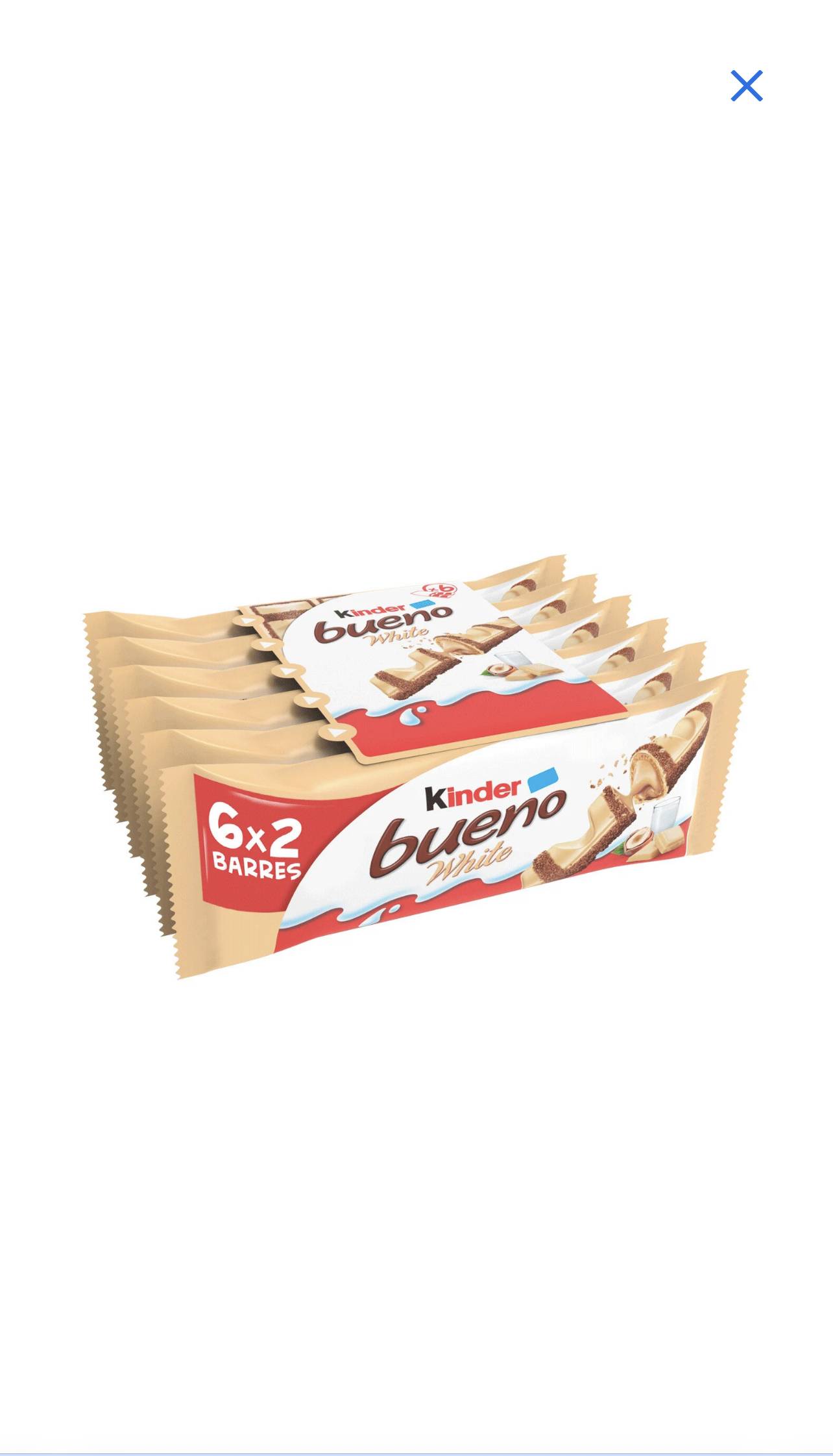 Kinder Bueno white