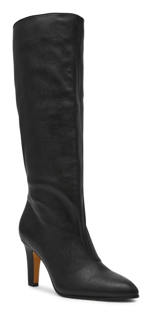 Steve Madden Rizk Boot (Black Medium Width, Standard Calf - 9.5)