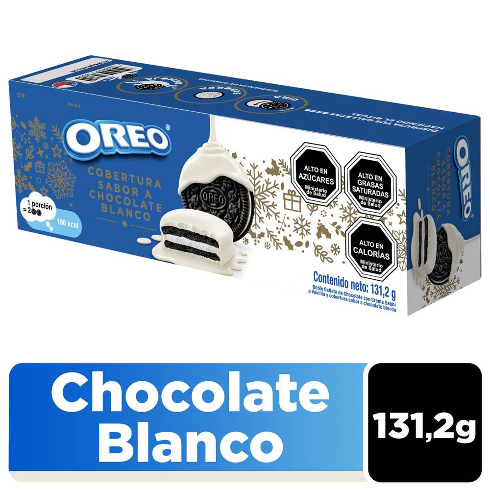 Oreo · Galletas navidad bañadas en chococolate (130 g)