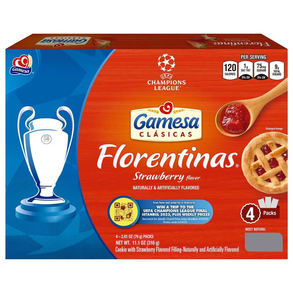 Gamesa Mini Tart Florentinas (strawberry)