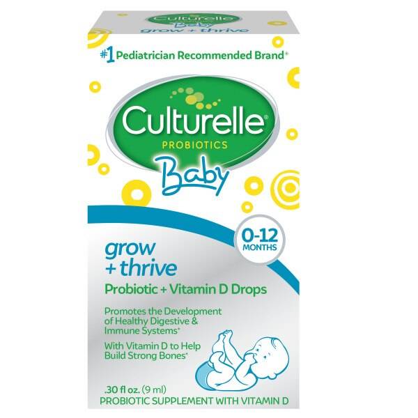 Culturelle Baby Immune + Digestive Support Probiotic & Vitamin D Drops 0-12 Months