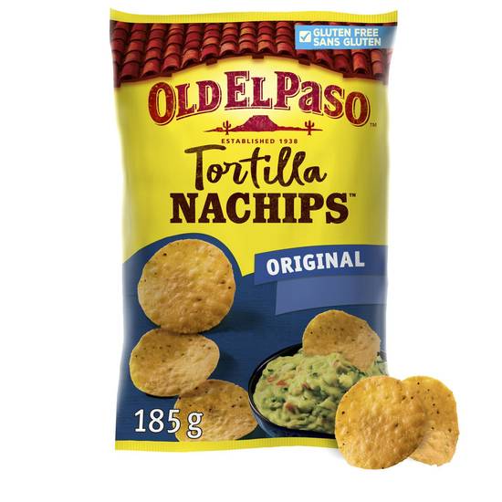 Chips tortilla nachips OLD EL PASO - Le sachet de 185g