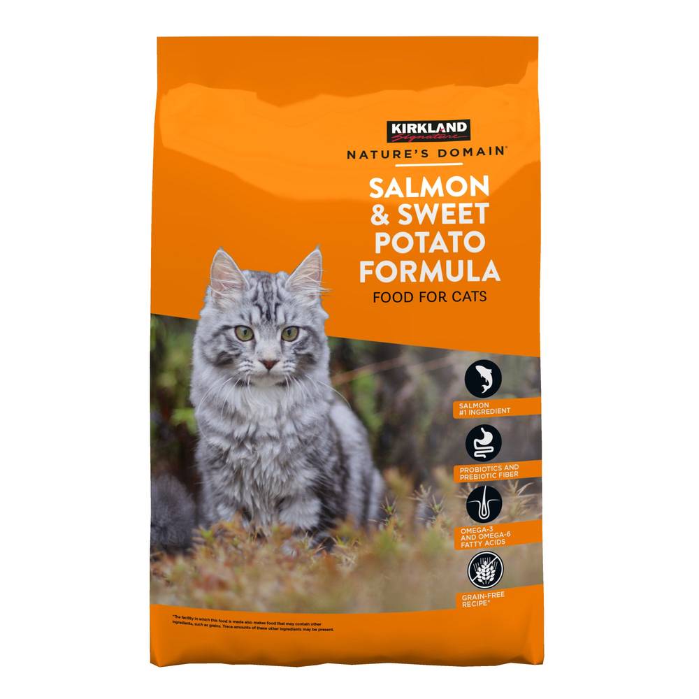 Kirkland Signature Nature's Domain Salmon & Sweet Potato Formula Cat Food (18 lbs)