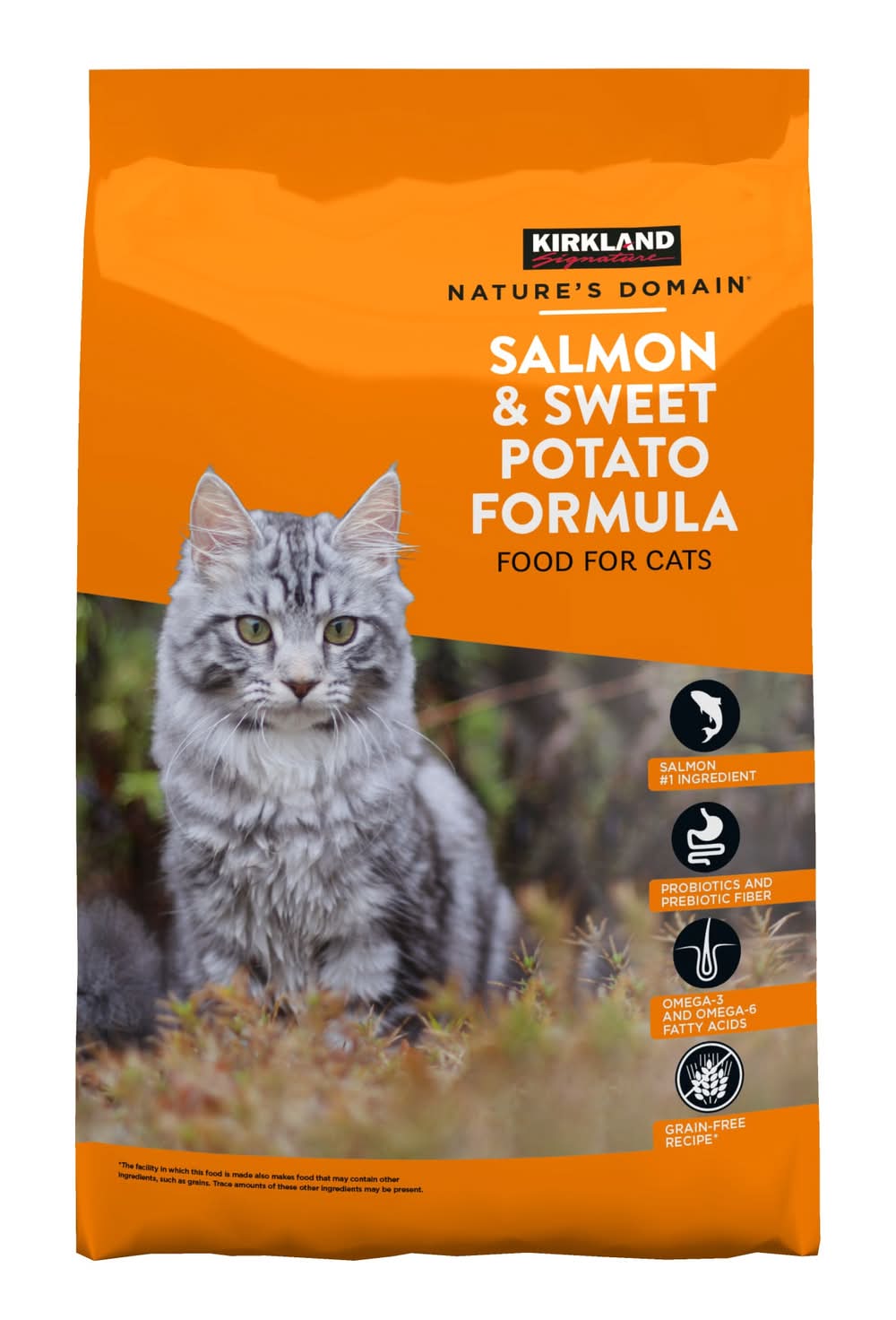 Kirkland Signature Nature's Domain Salmon & Sweet Potato Formula Cat Food (18 lbs)