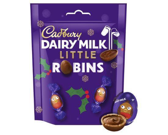 Cadbury Dairy Milk Christmas Little Robins Chocolate Bag 77g