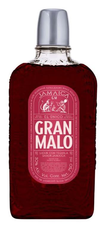 Gran Malo · Licor con tequila, jamaica (750 ml)