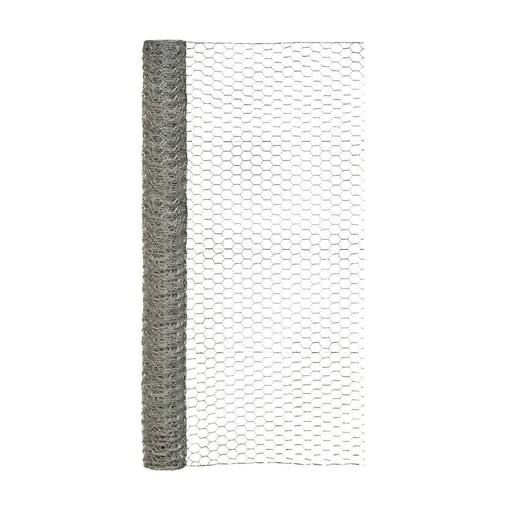 GARDEN CRAFT 25-ft x 4-ft Steel Chicken Wire Rolled Fencing with Mesh Size 1-in | 164825S