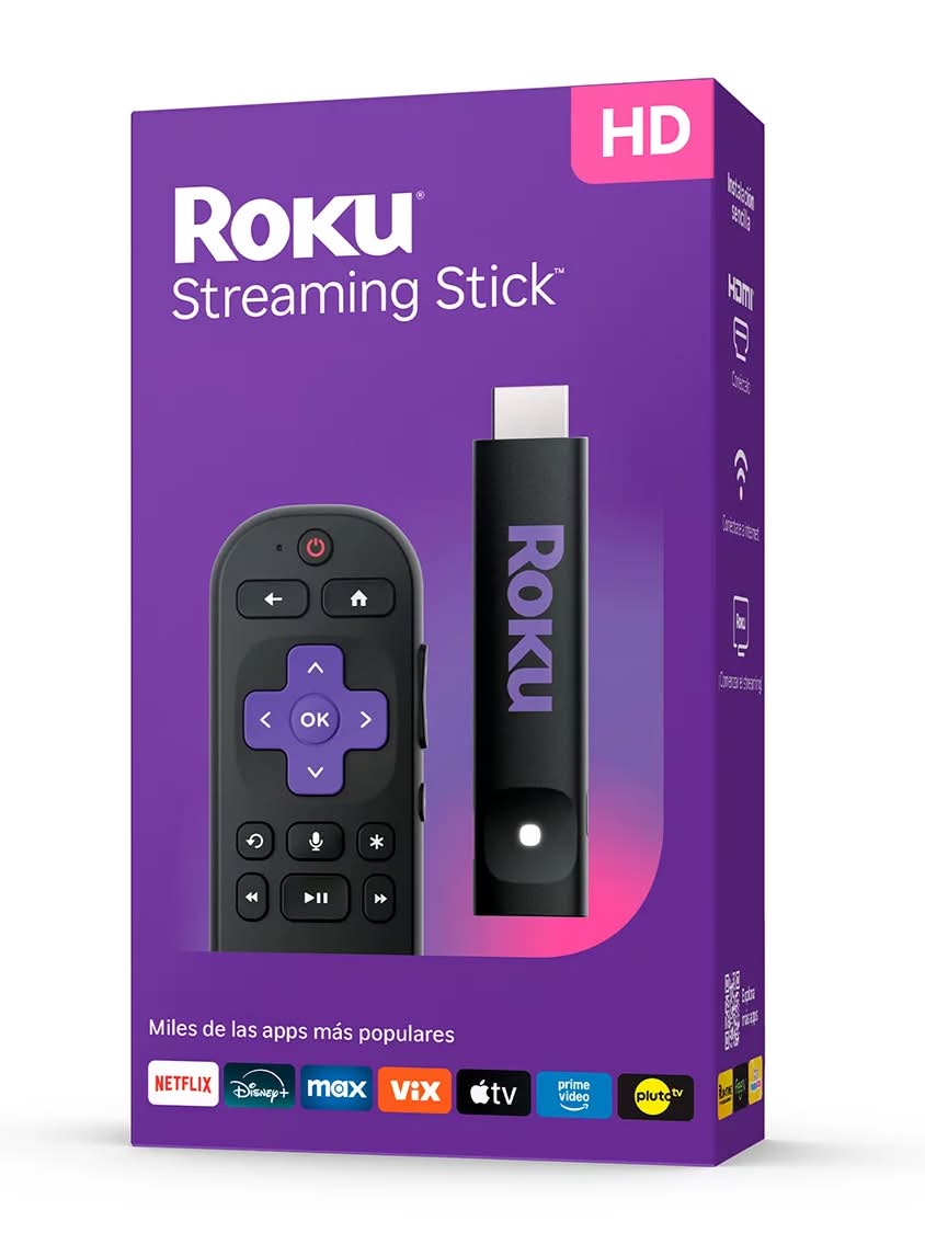 ROKU · Dispositivo de streaming multimedia stick hd (2 )