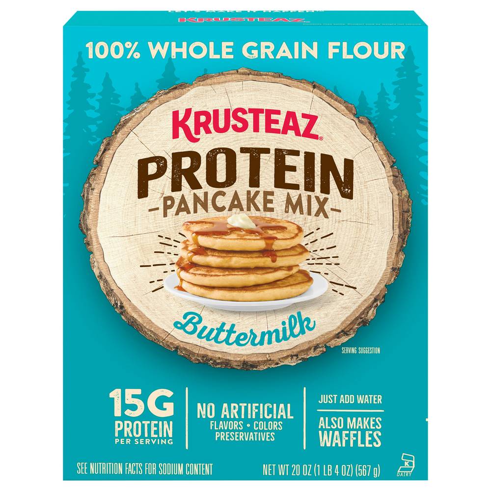 Krusteaz Buttermilk Protein Pancake Mix (1.25 lbs)