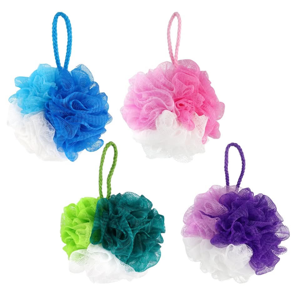 April Bath & Shower Colorful Loofah