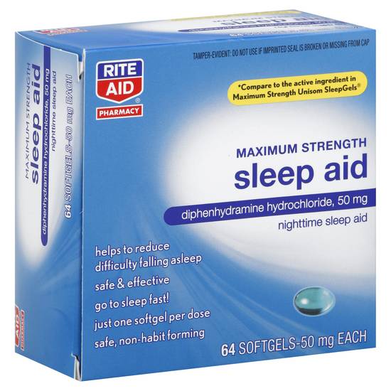 Rite Aid Maximum Strength Sleep Aid