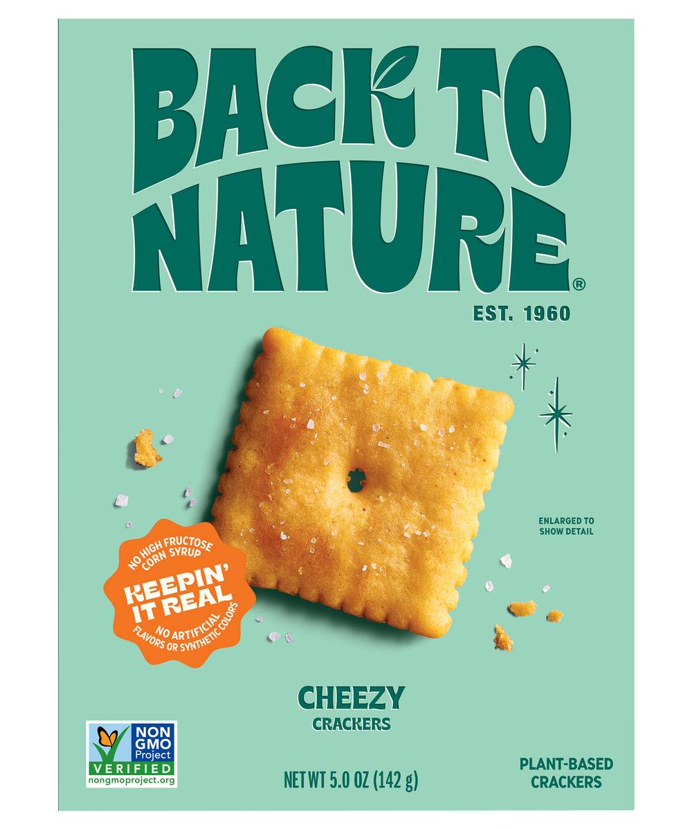 Back to Nature Cheezy Crackers (5 oz)