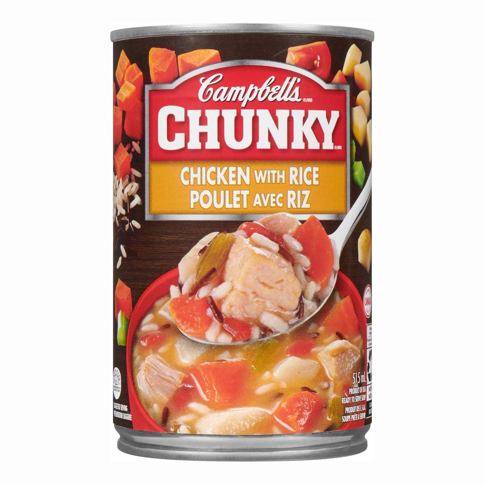 Campbell's Chunky Chicken With Rice Soup (515 ml)