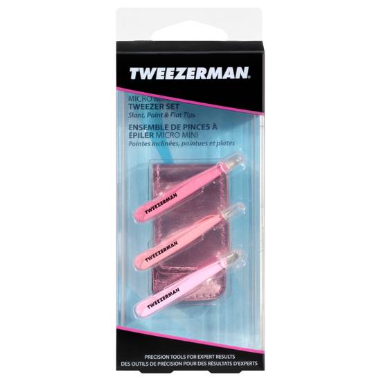 Tweezerman Micro Mini Tweezer Set