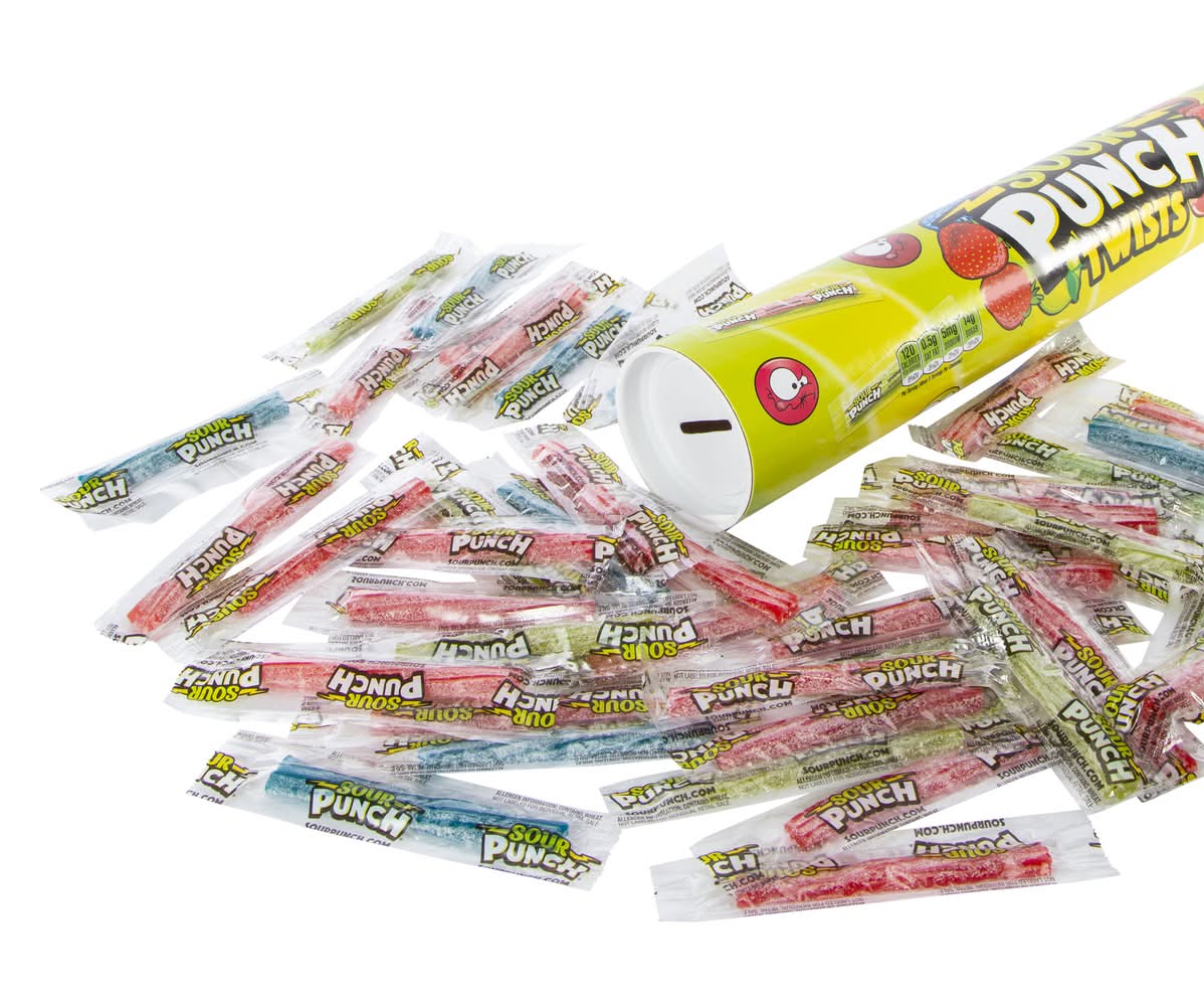 Sour Punch® Twists Mega Candy Tube