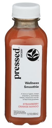 Pressed Juicery Strawberry Orange Mango Wellness Smoothie