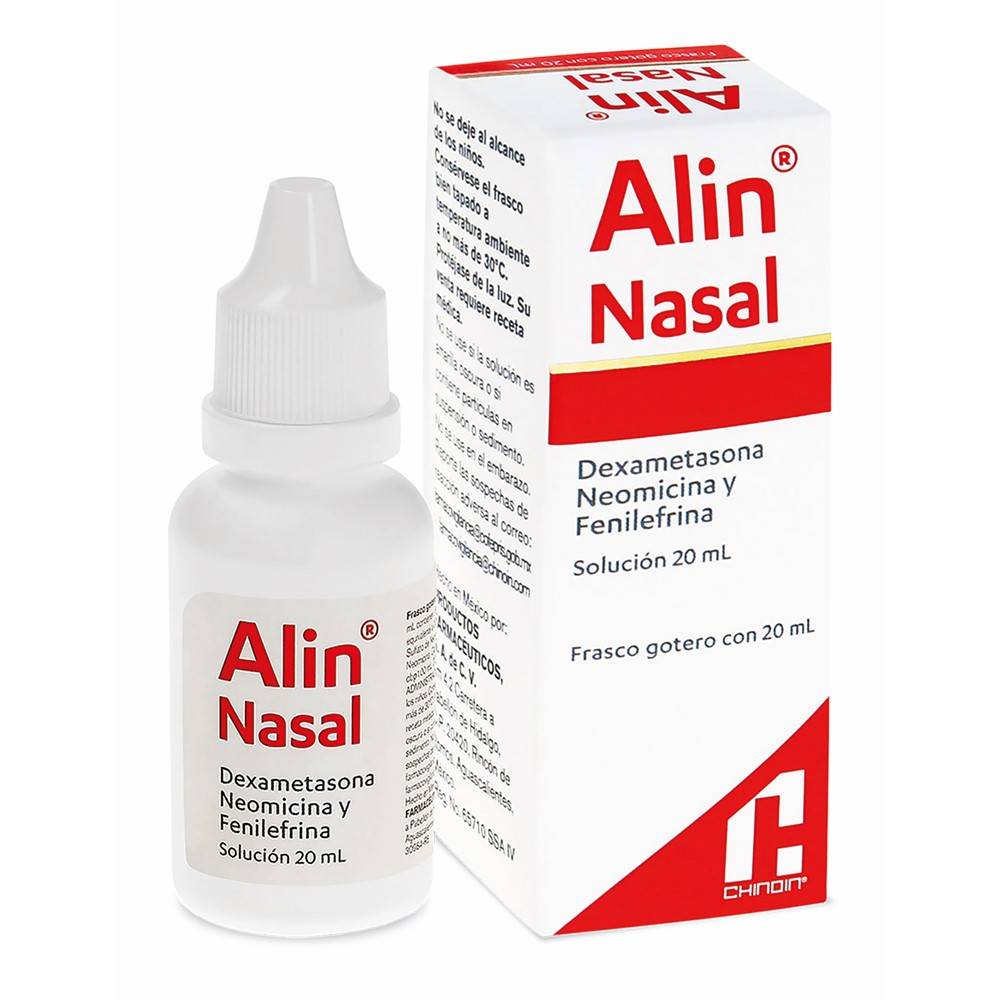 Chinoin alin solución nasal (20 ml)