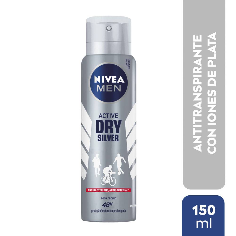 Nivea desodorante spray silver protect