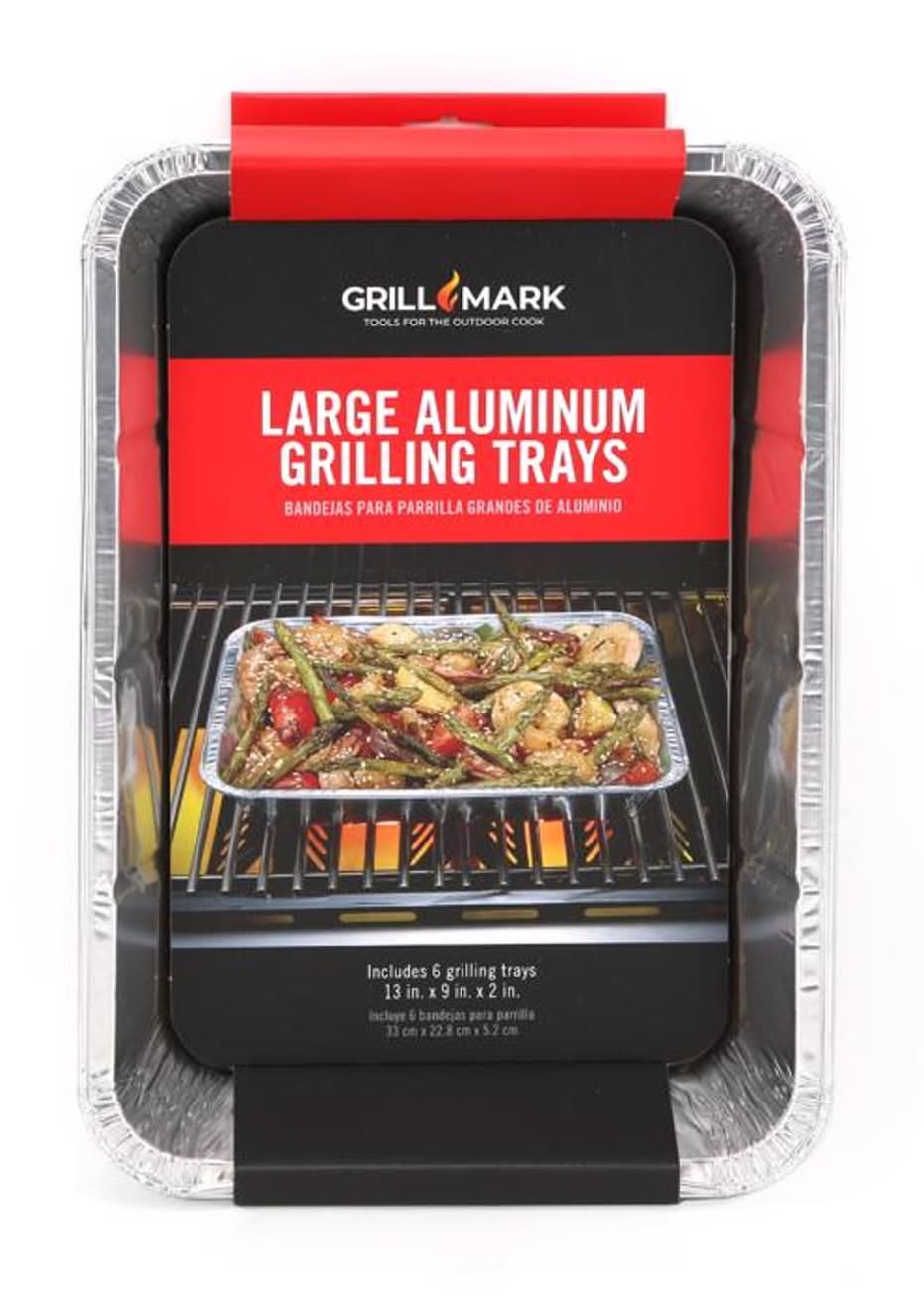 Grill Mark Aluminum Grilling Pan 6 Pk