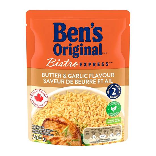 Ben's Original Bistro Express Butter & Garlic Flavoured Rice (250 g)