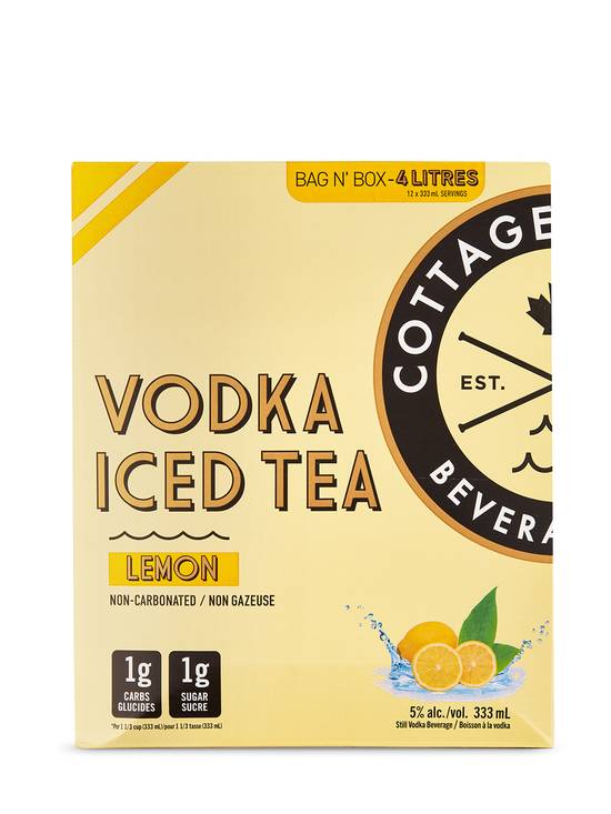 Cottage Springs · Vodka Iced Tea Lemon Box (4 L)