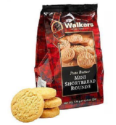 WALKERS蘇格蘭皇家迷你圓形奶油餅乾 125G(乾貨)^301122706