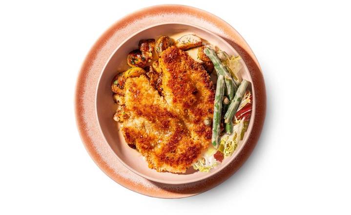 Chicken piccata Milanese