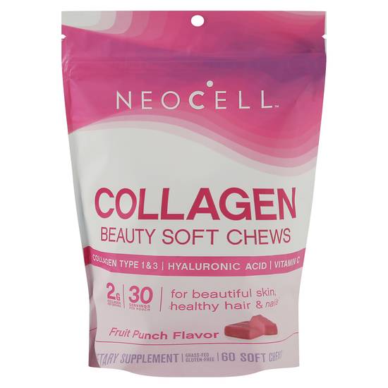 Neocell Beauty Bursts Fruit Punch Collagen Soft Chews