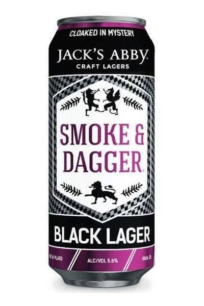 Jack's Abby Smoke & Dagger Dark Lager Beer (4 ct, 16 fl oz)